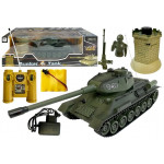 Tank s bunkrom 1:28 RC - zelený